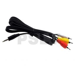   3801113  FatShark & Cinemizer AV Cable 1.2m 3.5mm 4p Jack-RCA 